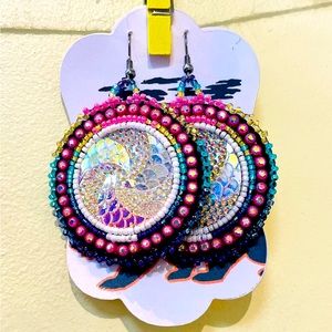 Native American Handmade/ Hand Beaded Earrings